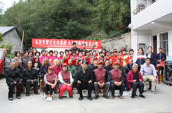 重阳佳节圣贤公益陕西团队慰问敬老院